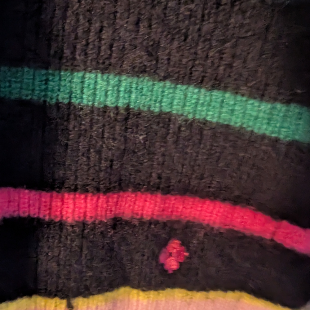 Kate Spade Party Black Textured Medium Sweater - Picture 4 of 7